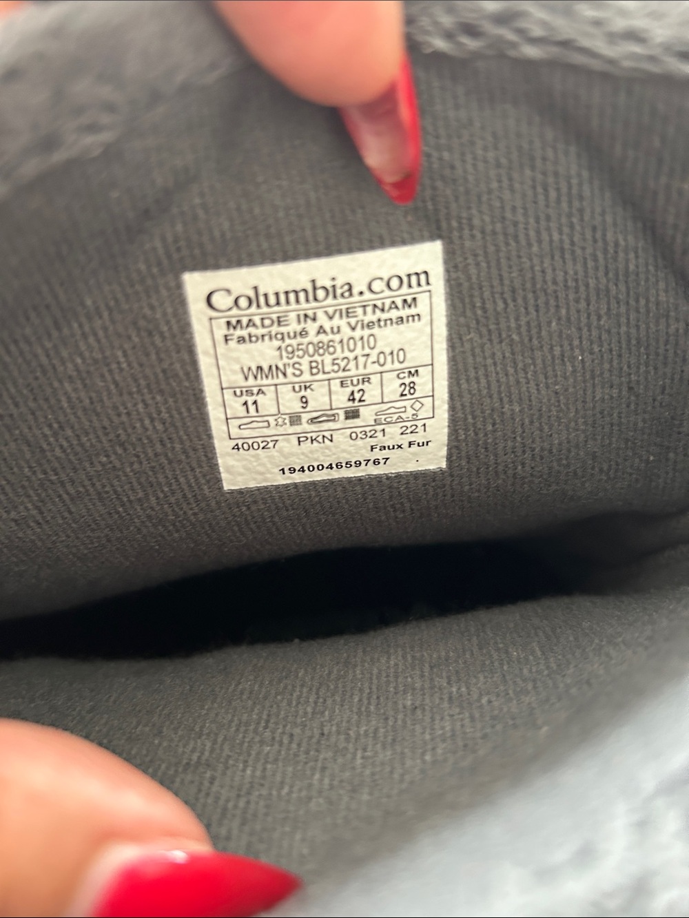 NWT 🆕 Columbia Women’s Ice Maiden Slip III Black Waterproof Winter Snow Boot 11 - Picture 3 of 4